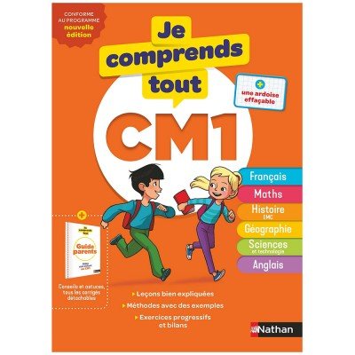 Cahier je comprends tout de NATHAN toutes les matières CM1