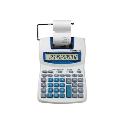 Rexel Ibico Semi-Pro 1214X - Calculatrice imprimante - LCS - 12 chiffres - alimentation batterie ou adaptateur (non fourni)