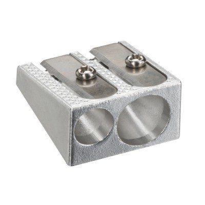 Taille-crayons duo aluminium 2 usages