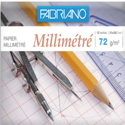 PAPIER MILLIMETRE -21X297- 90GR