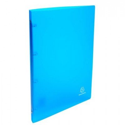 CLASSEUR 4 ANNEAUX 15 MM POLYPROPYLÈNE CHROMALINE - A4 bleu