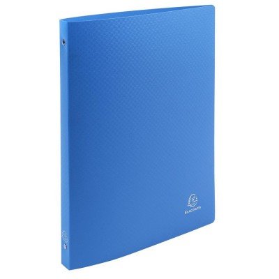 Classeur cahier souple A4 EXACOMPTA 1er prix 4 anneaux Dos 2cm polypro bleu