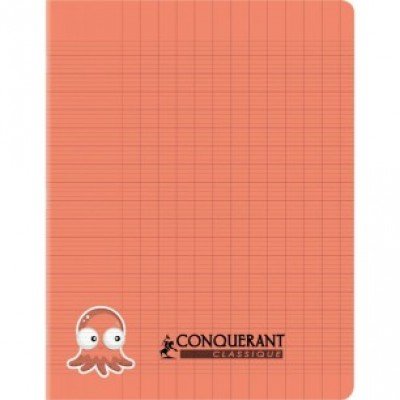 Cahier piqué 32 pages 17x22 cm, seyès 2,5 mm