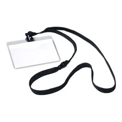 Durable - 10 Portes badge de nom avec cordon - 60 x 90 mm