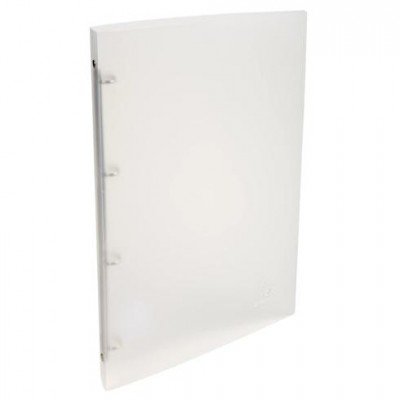 CLASSEUR 4 ANNEAUX 15 MM POLYPROPYLÈNE CHROMALINE - A4 blanc