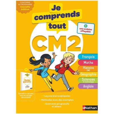 Cahier je comprends tout de NATHAN toutes les matières CM2