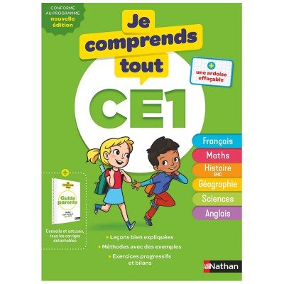 Cahier je comprends tout de NATHAN toutes les matières CE1