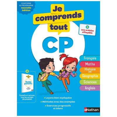 Cahier je comprends tout de NATHAN toutes les matières CP